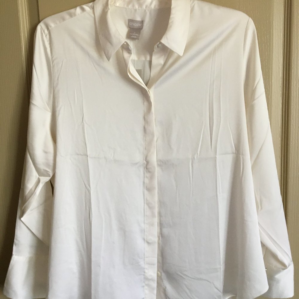 Chico's Satin Shirt